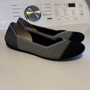 Black and white Rothy's